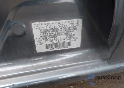 2015 Nissan Versa 1.6 Sl from USA, damaged, VIN 3N1CN7AP1FL933570